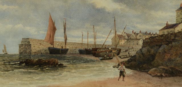 Original E.H. Marten Watercolor on Paper Painting