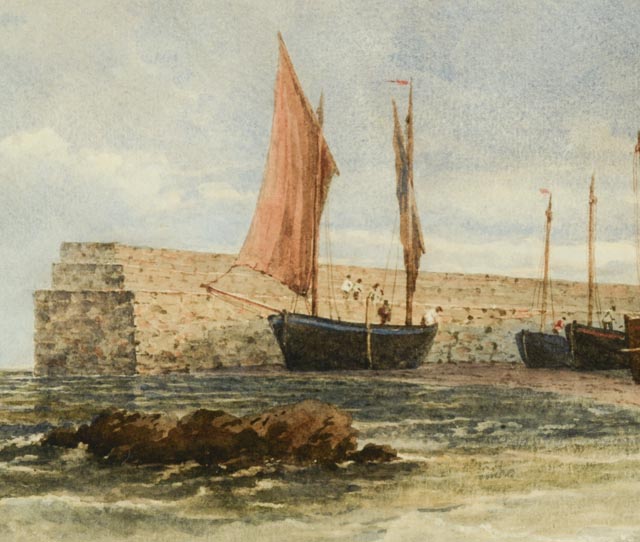 Original E.H. Marten Watercolor on Paper Painting