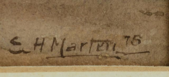 Original E.H. Marten Watercolor on Paper Painting