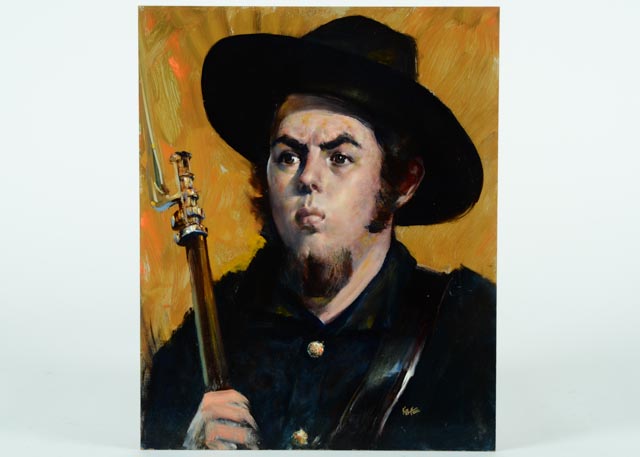 Original Oil on Masonite Painting by Dr. Wesley Kime