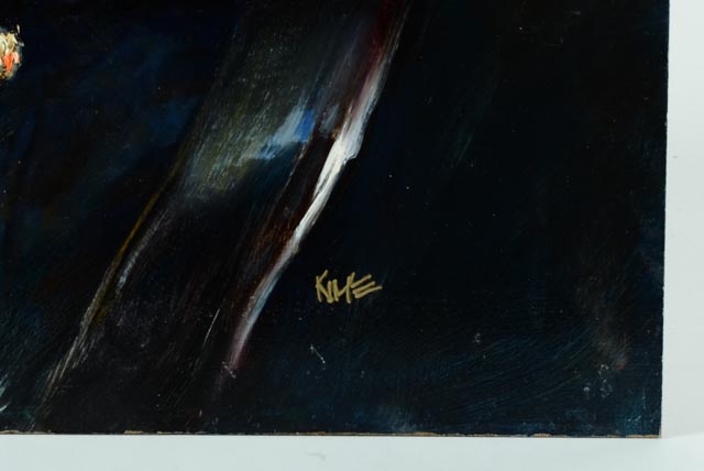 Original Oil on Masonite Painting by Dr. Wesley Kime