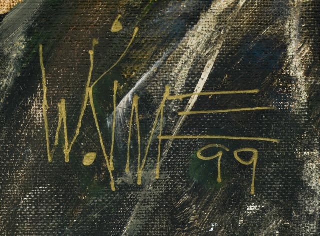 Original Oil on Academy Board Painting by Dr. Wesley Kime