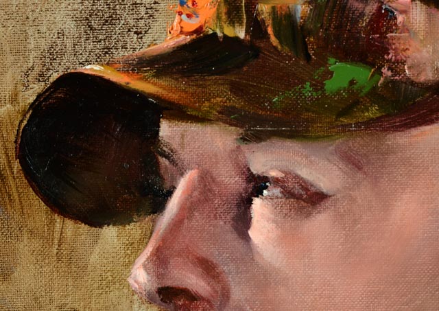 Original Oil on Academy Board Painting by Dr. Wesley Kime