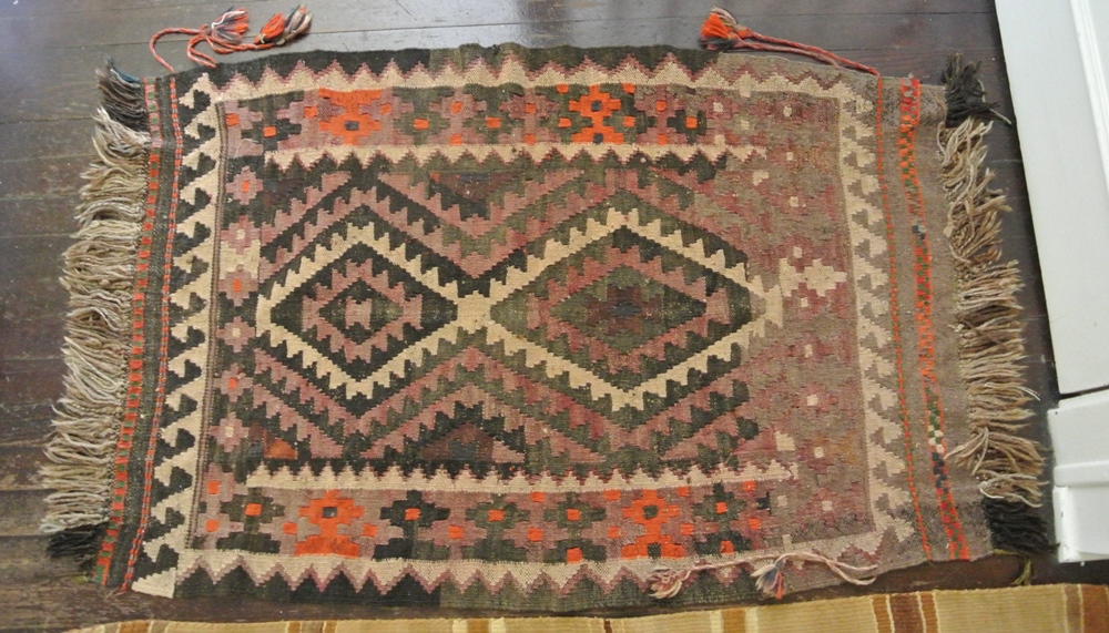 Wool Middle Eastern Turkish Saddle Blanket