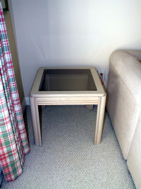 Square Coffee Table and Matching Side Table