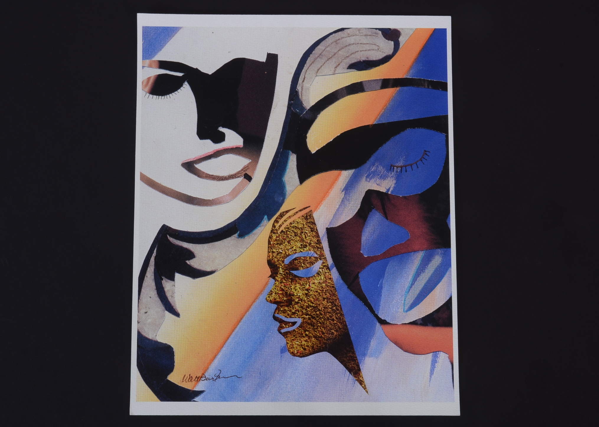 Original Walt Burton Digitally Printed Photo Collage 