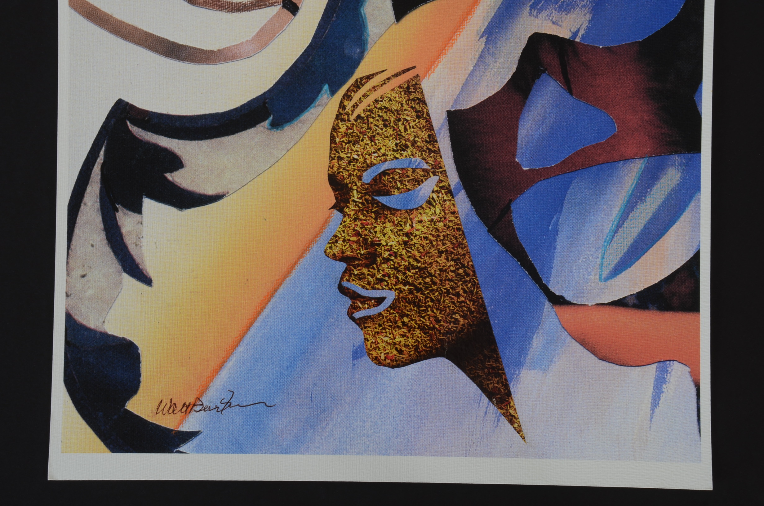 Original Walt Burton Digitally Printed Photo Collage 