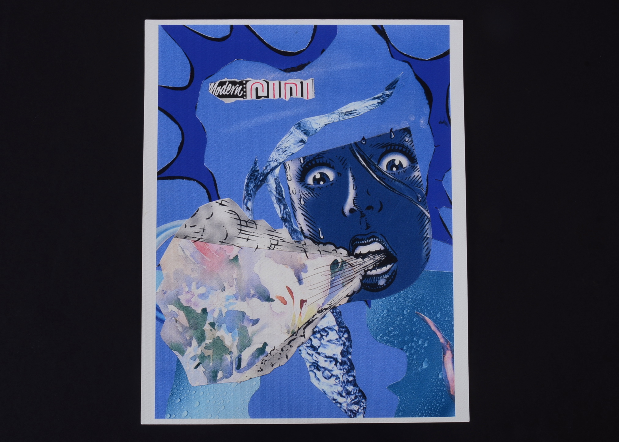 Original Walt Burton Digitally Printed Photo Collage 