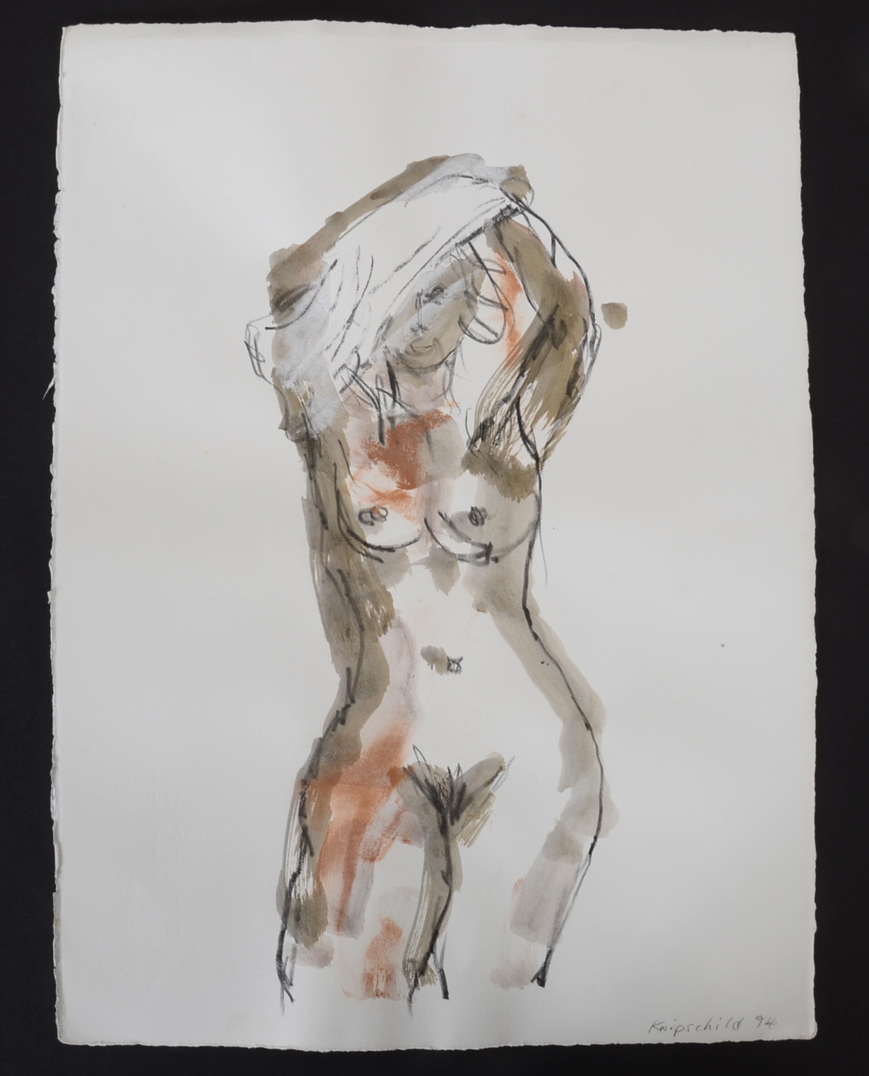 Pair of Original Robert Knipschild Nudes