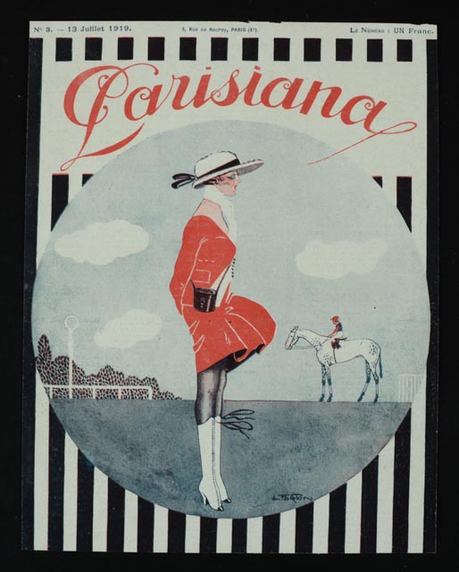 1919 "Parisiana" French Magazine Color Offset Lithographs