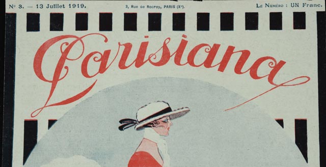 1919 "Parisiana" French Magazine Color Offset Lithographs