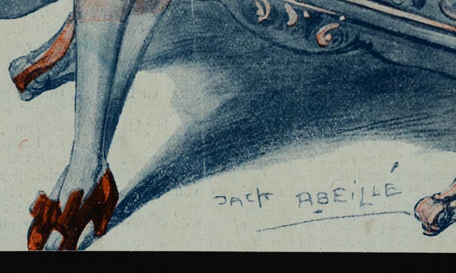 1919 "Parisiana" French Magazine Color Offset Lithographs