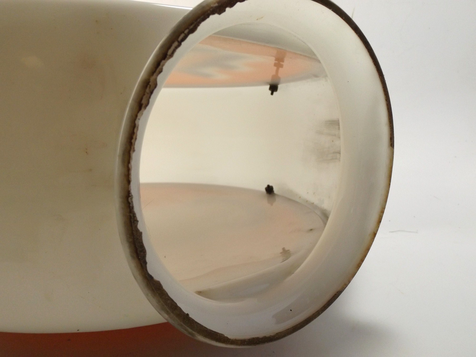 Vintage Gulf Double-Sided Glass Gas Pump Globe