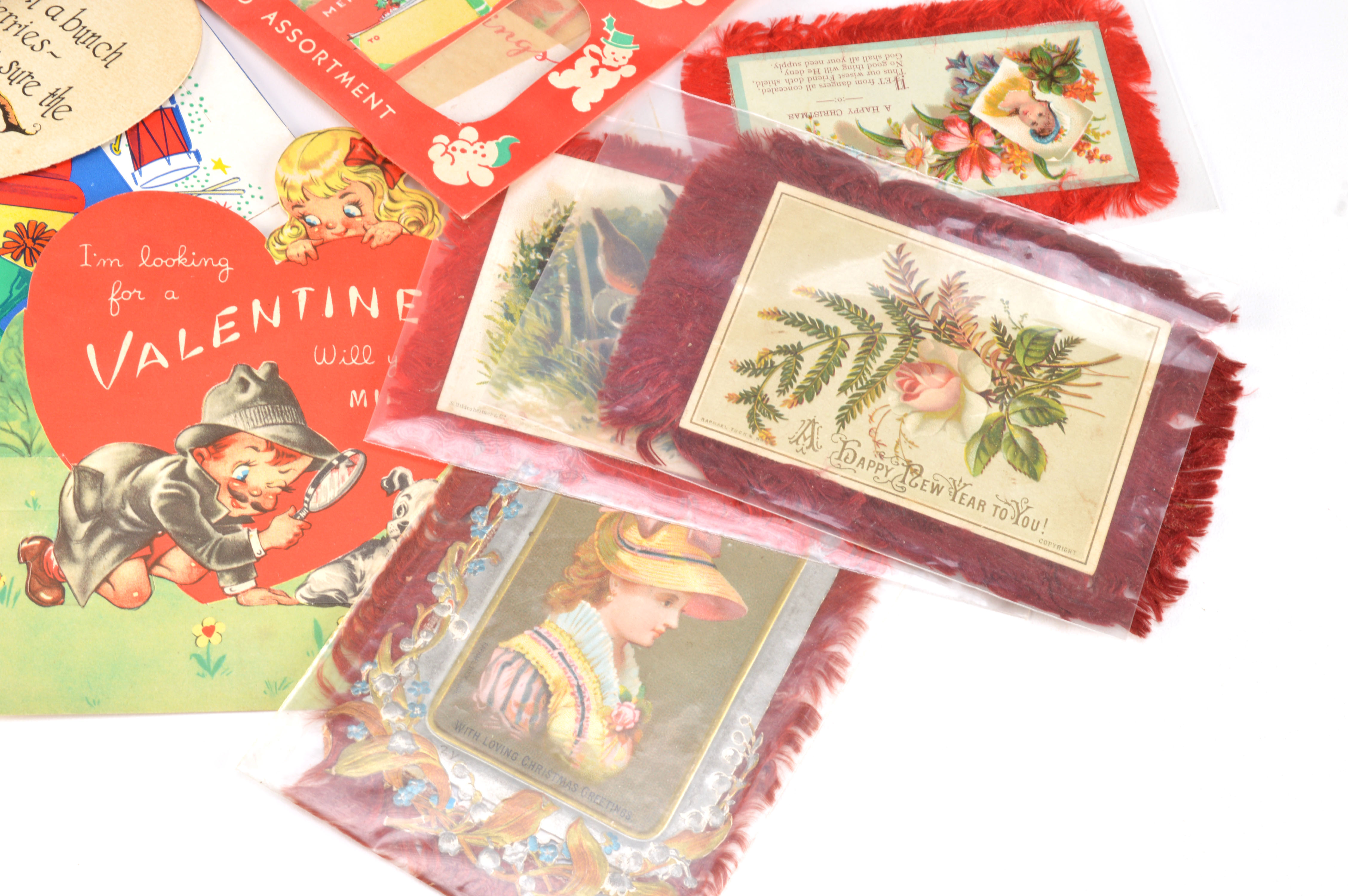 Vintage Christmas, New Year and Valentine Ephemera