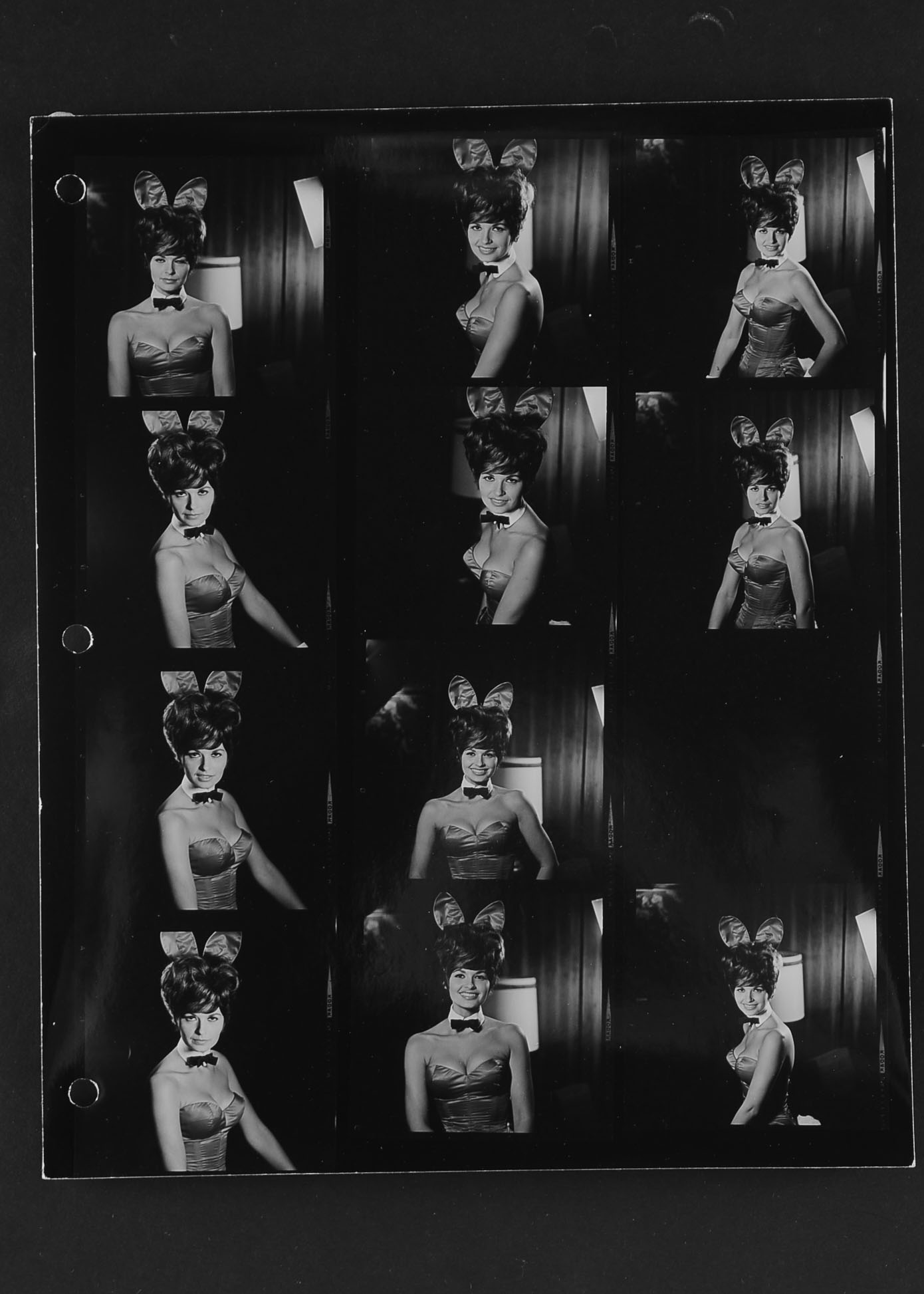Walt Burton Playboy Club Bunny Head Shots Photographic Prints 
