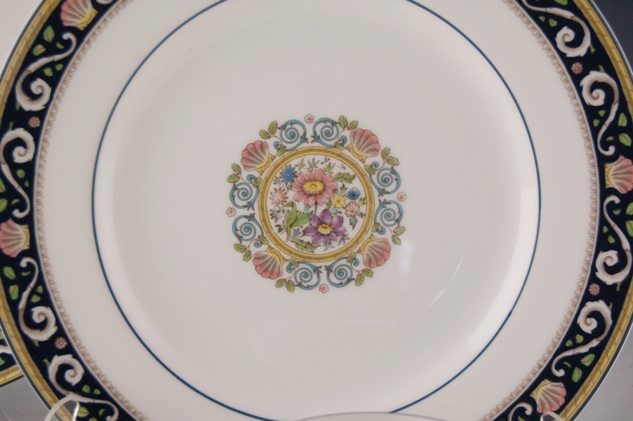 Wedgwood "Dark Blue Runnymede" Fine China Set for Twelve