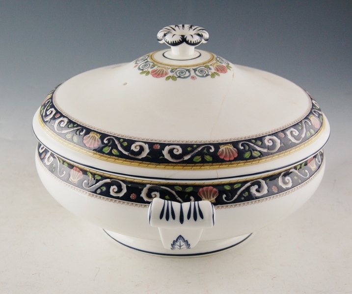 Wedgwood "Dark Blue Runnymede" Fine China Set for Twelve