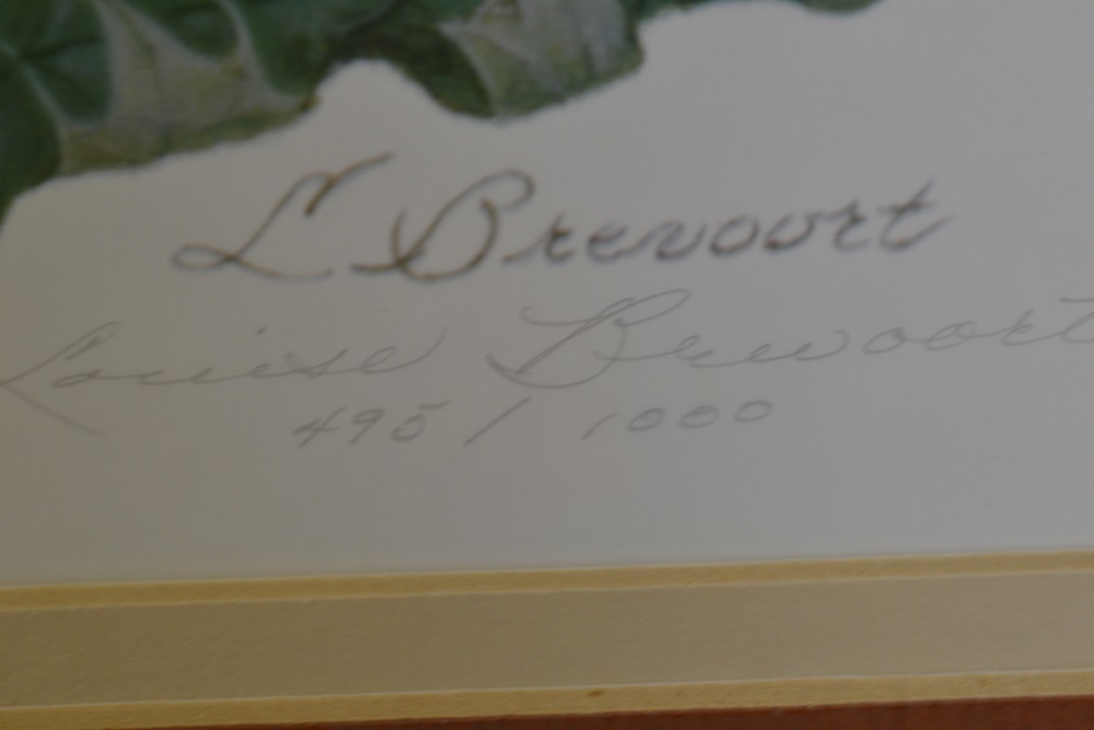 Limited Edition Print After "Great Horned Owl" By Louise Brevoort