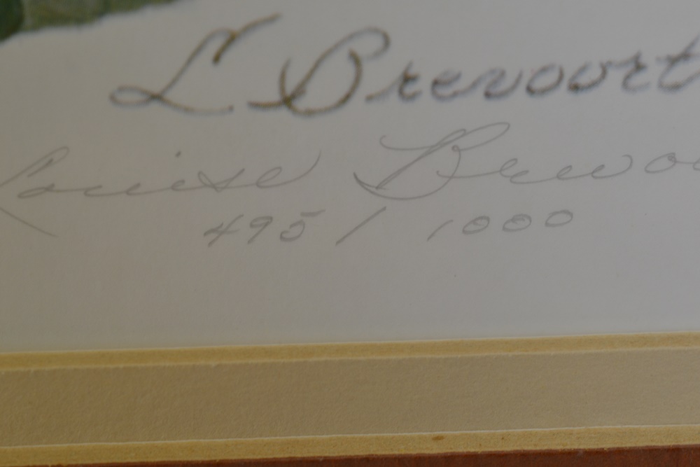 Limited Edition Print After "Great Horned Owl" By Louise Brevoort