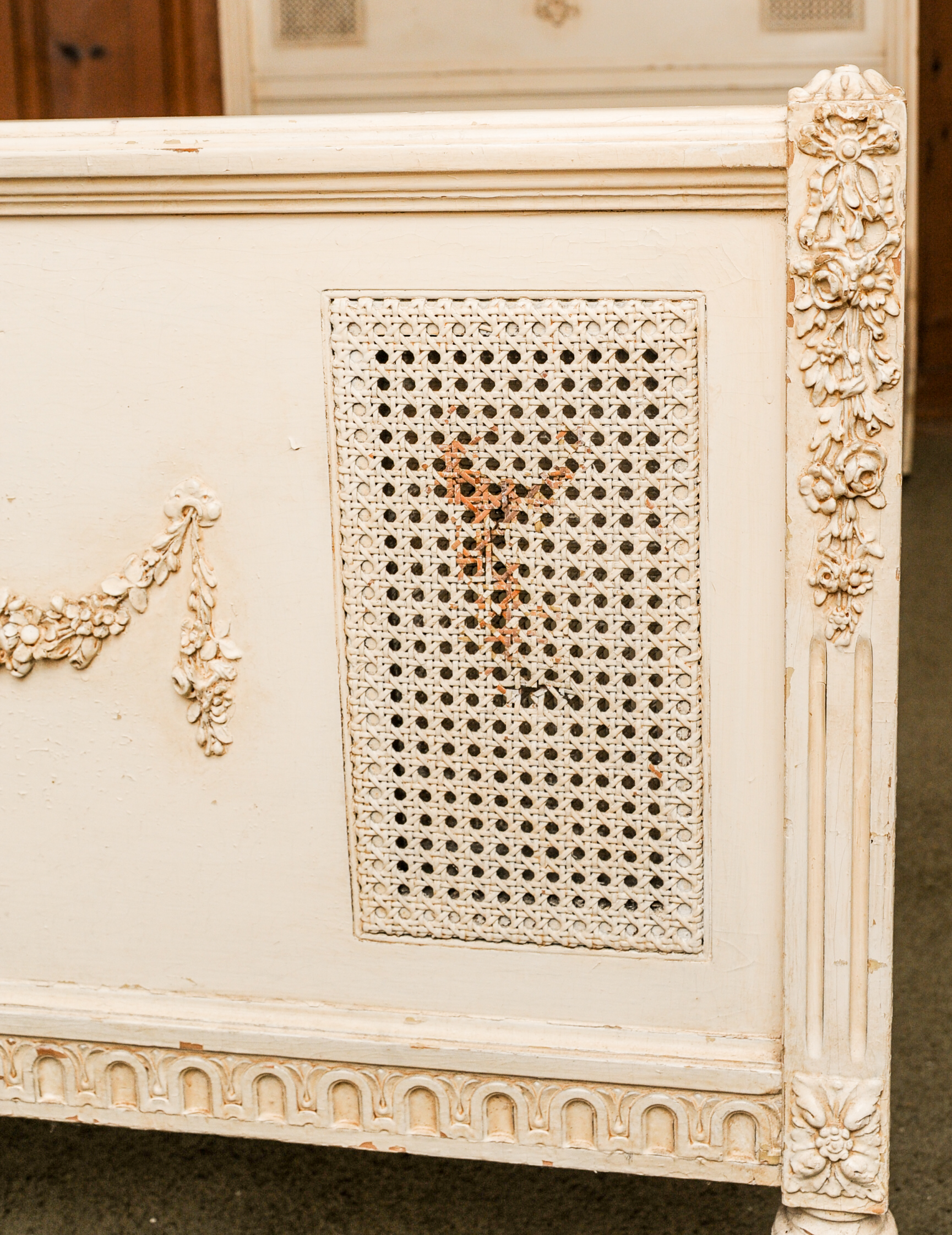 French Provincial Style Twin Bed