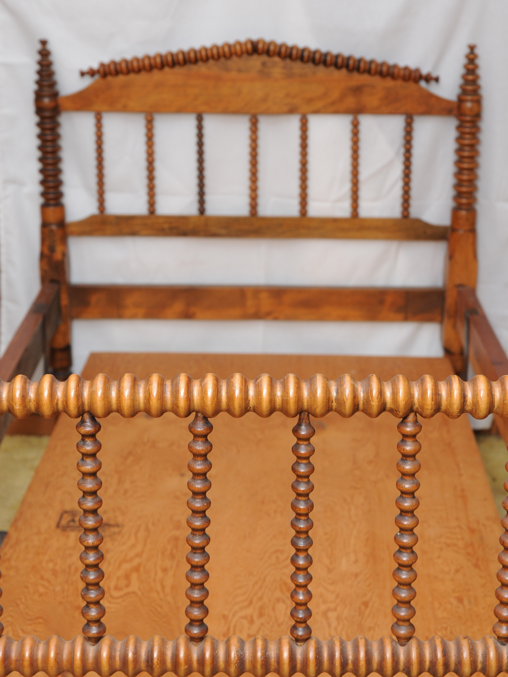 Pair of Jenny Lind Twin Spool Beds