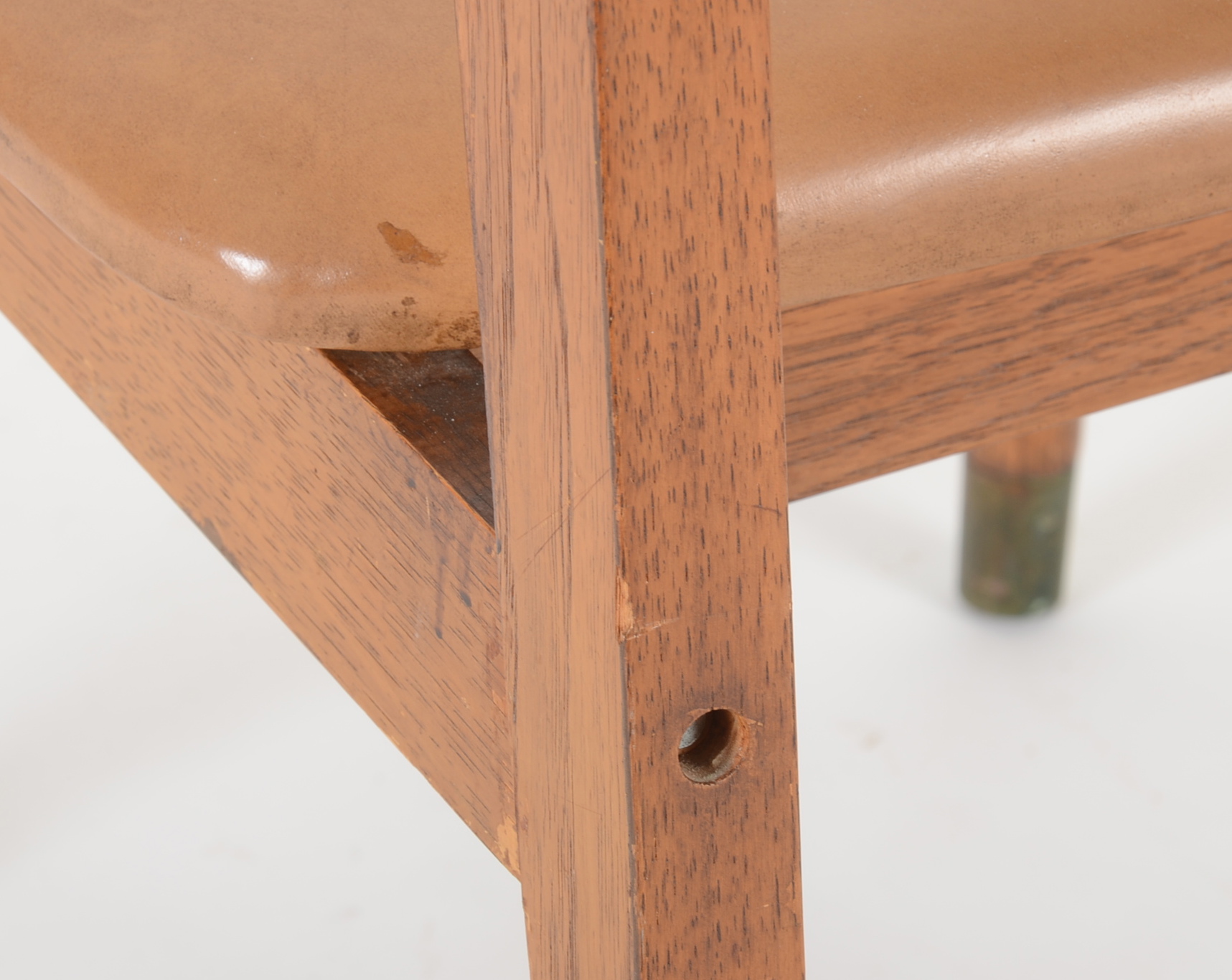 Modern 'Floating' Office Desk by Milo Baughman with Chair