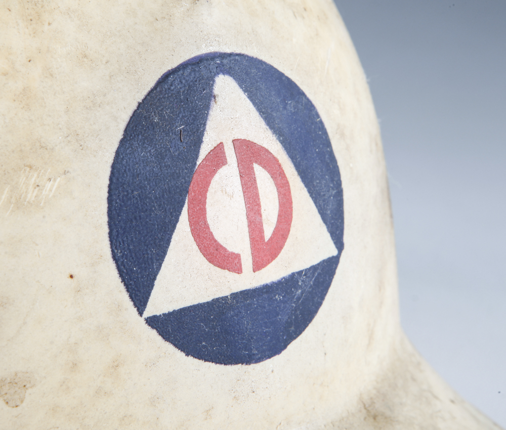 Vintage Oakwood Police Helmet