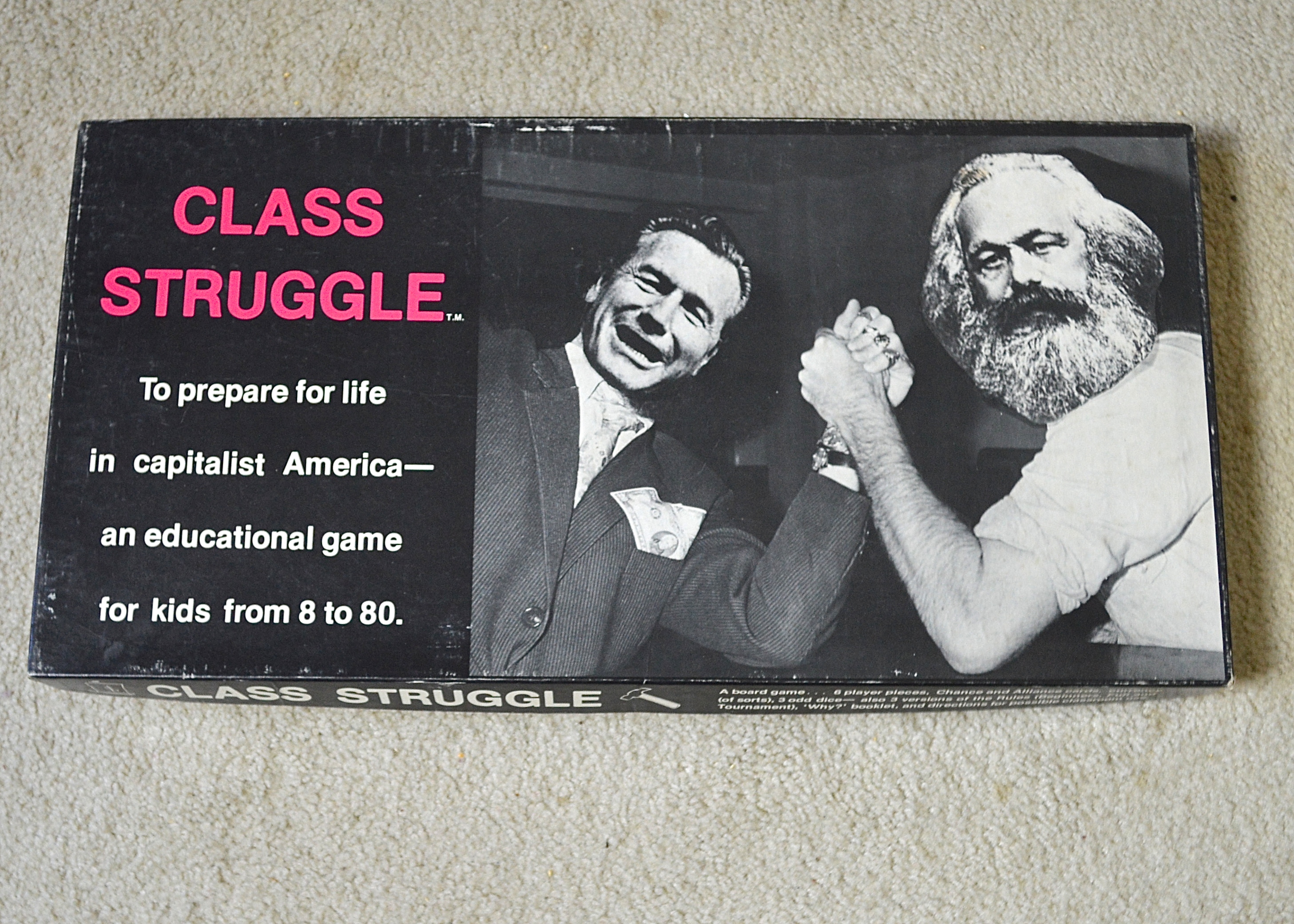 Vintage "Class Struggle" Board Game