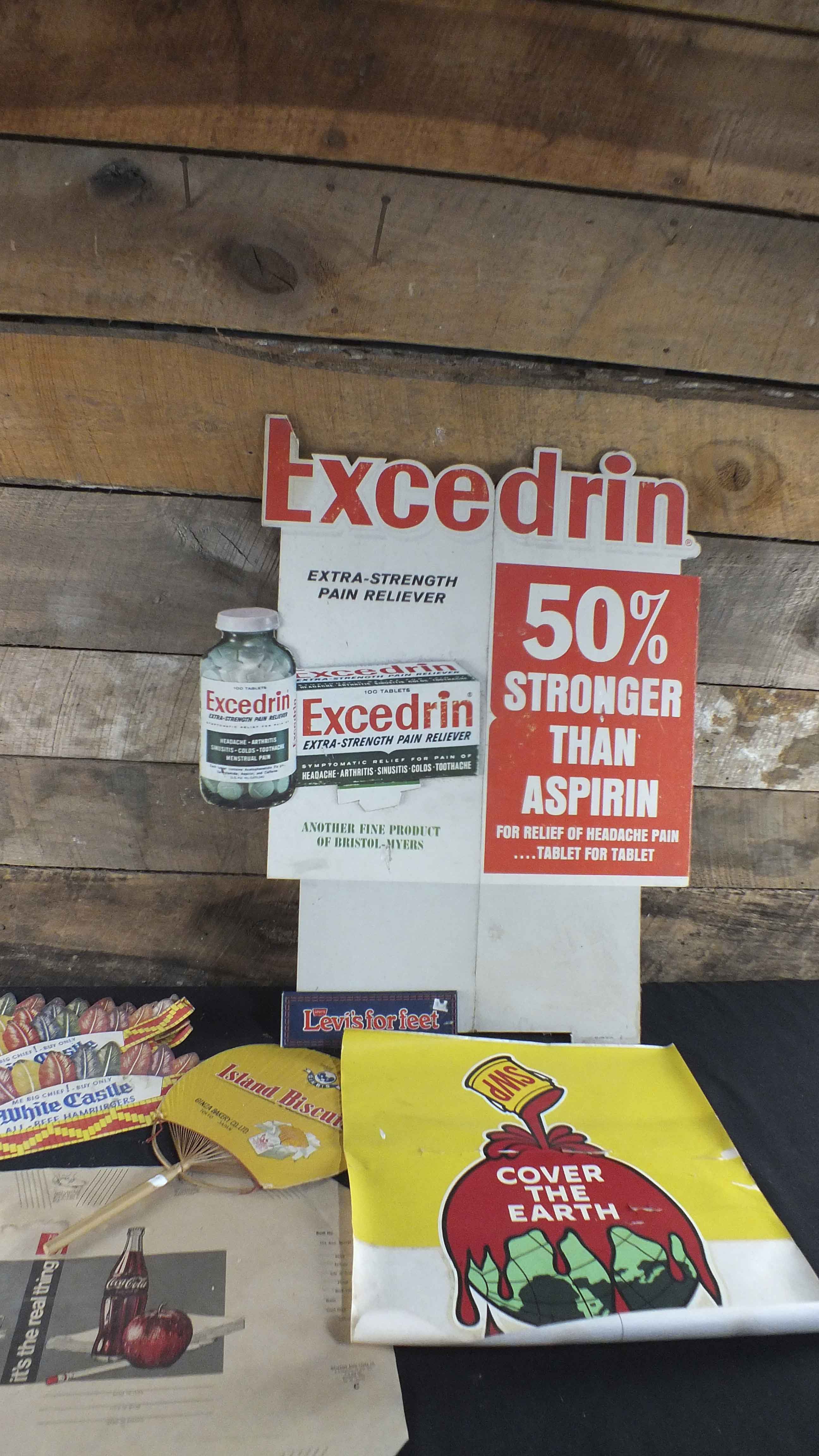  Vintage Advertising Paper Signage and Displays