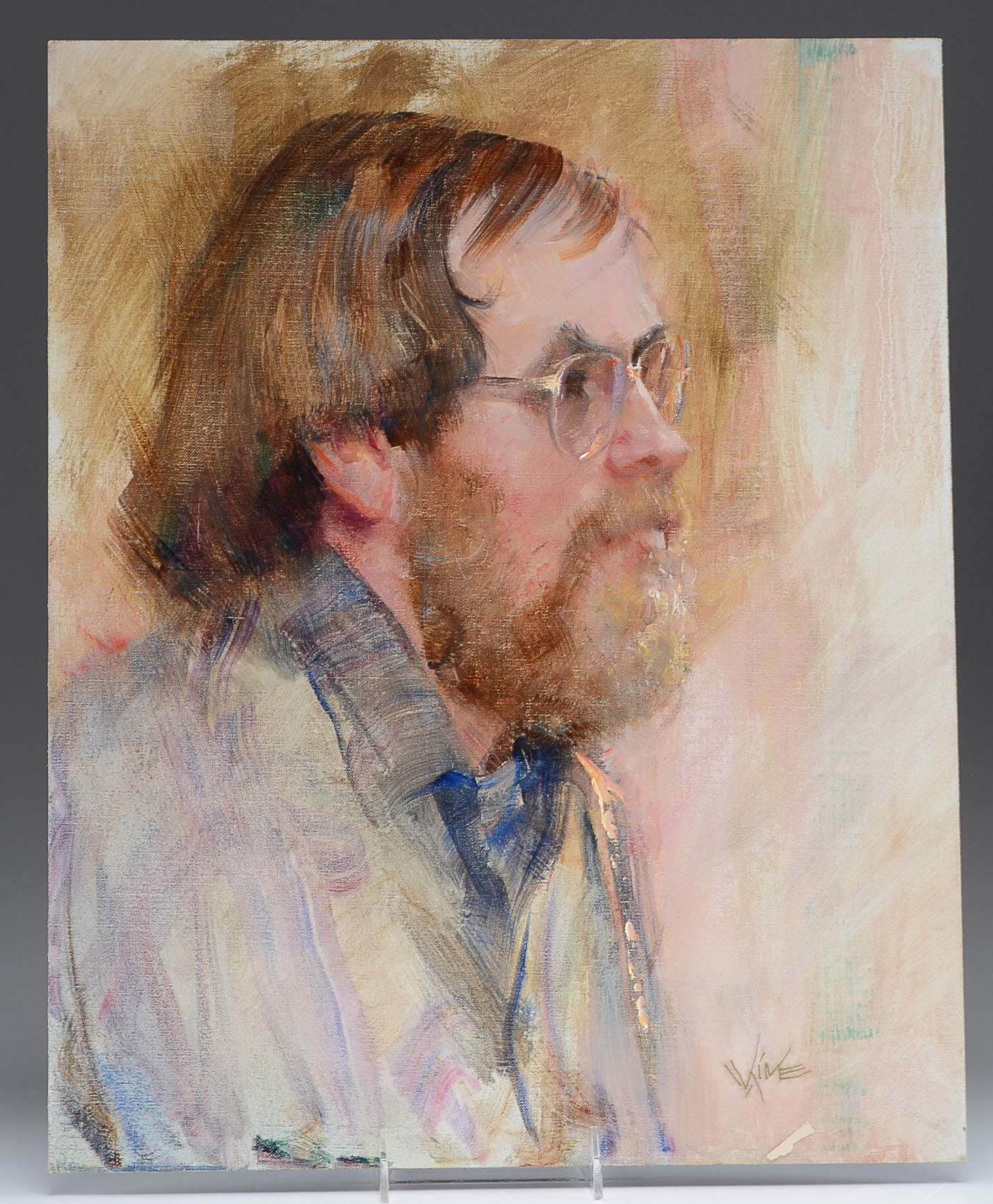 Original Oil on Academy Board by Dr. Wesley Kime