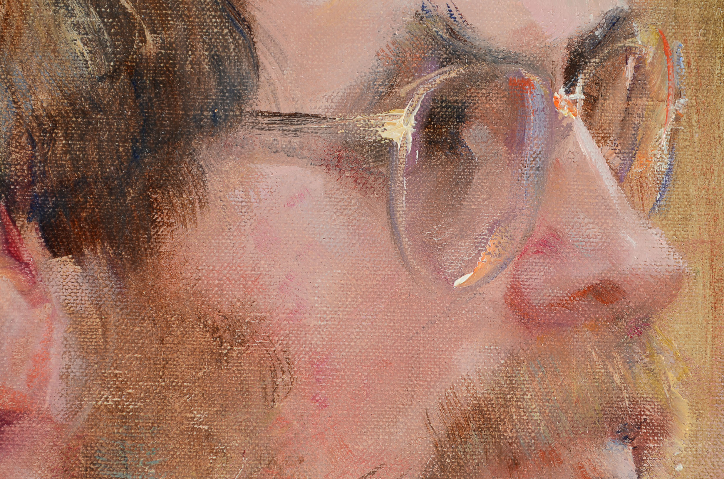 Original Oil on Academy Board by Dr. Wesley Kime