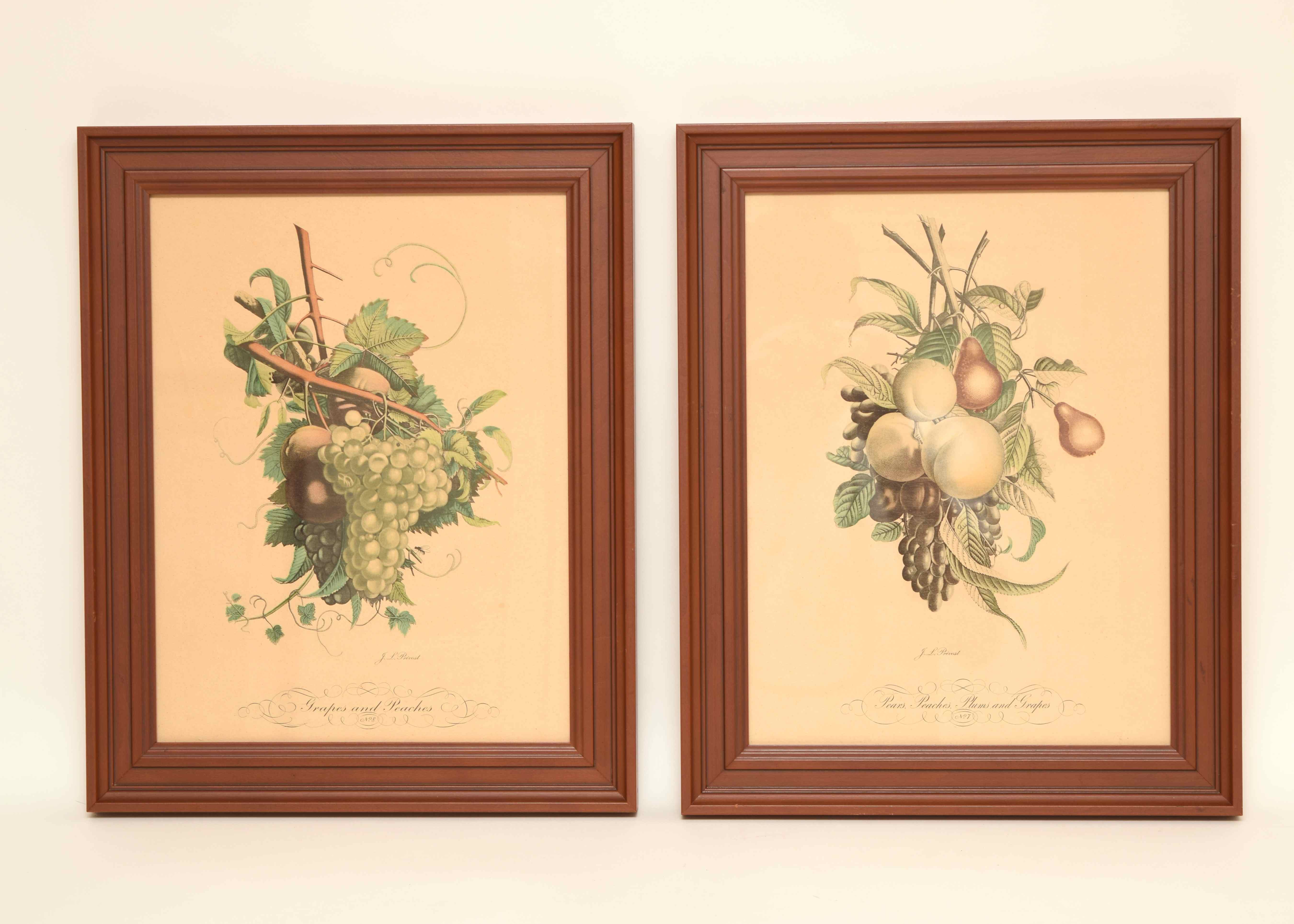 J. L. Prevost: Pair of Still Life Prints