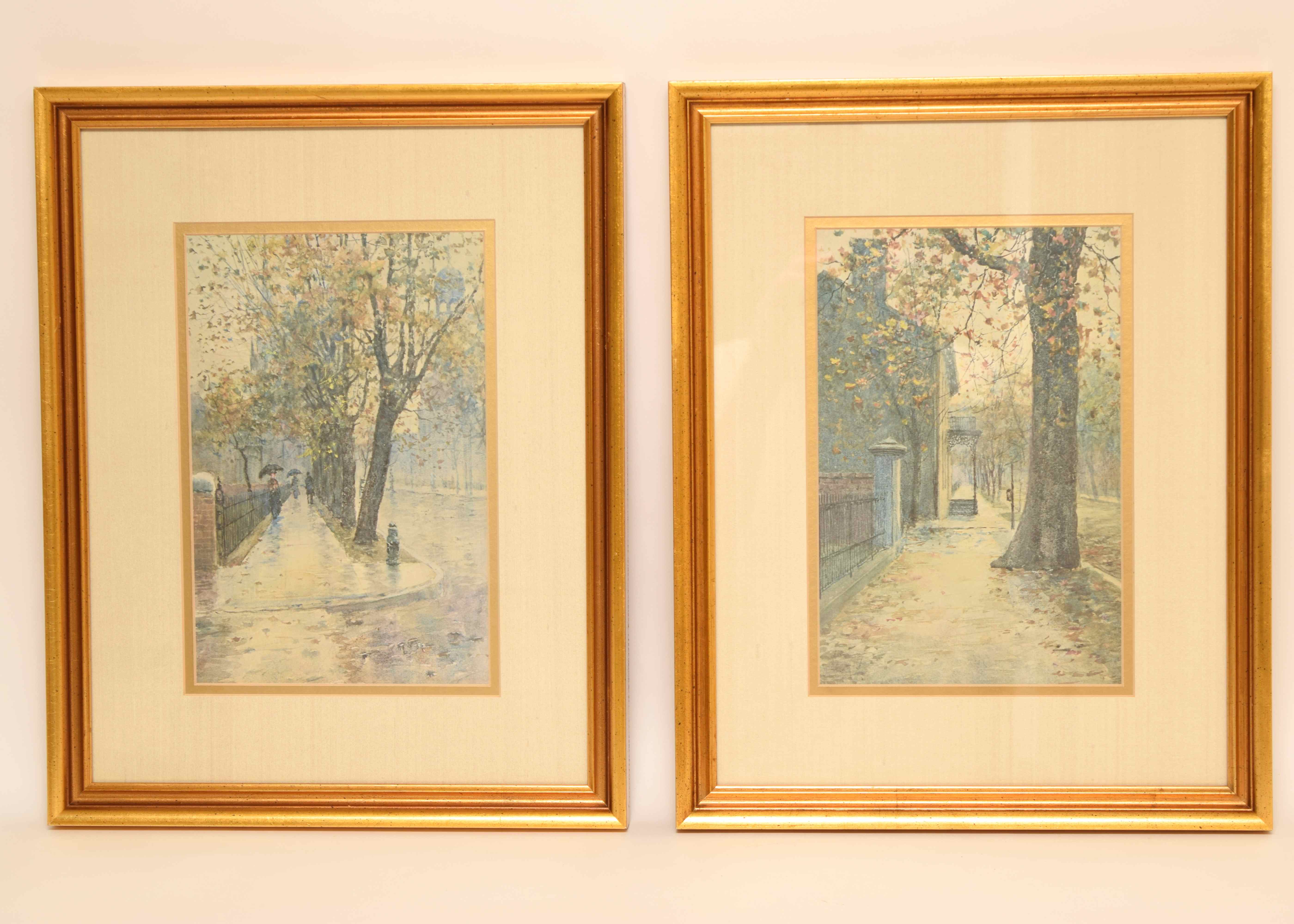 Paul Sawyier "Vest Lindsey House" & "Wapping Street View" Prints