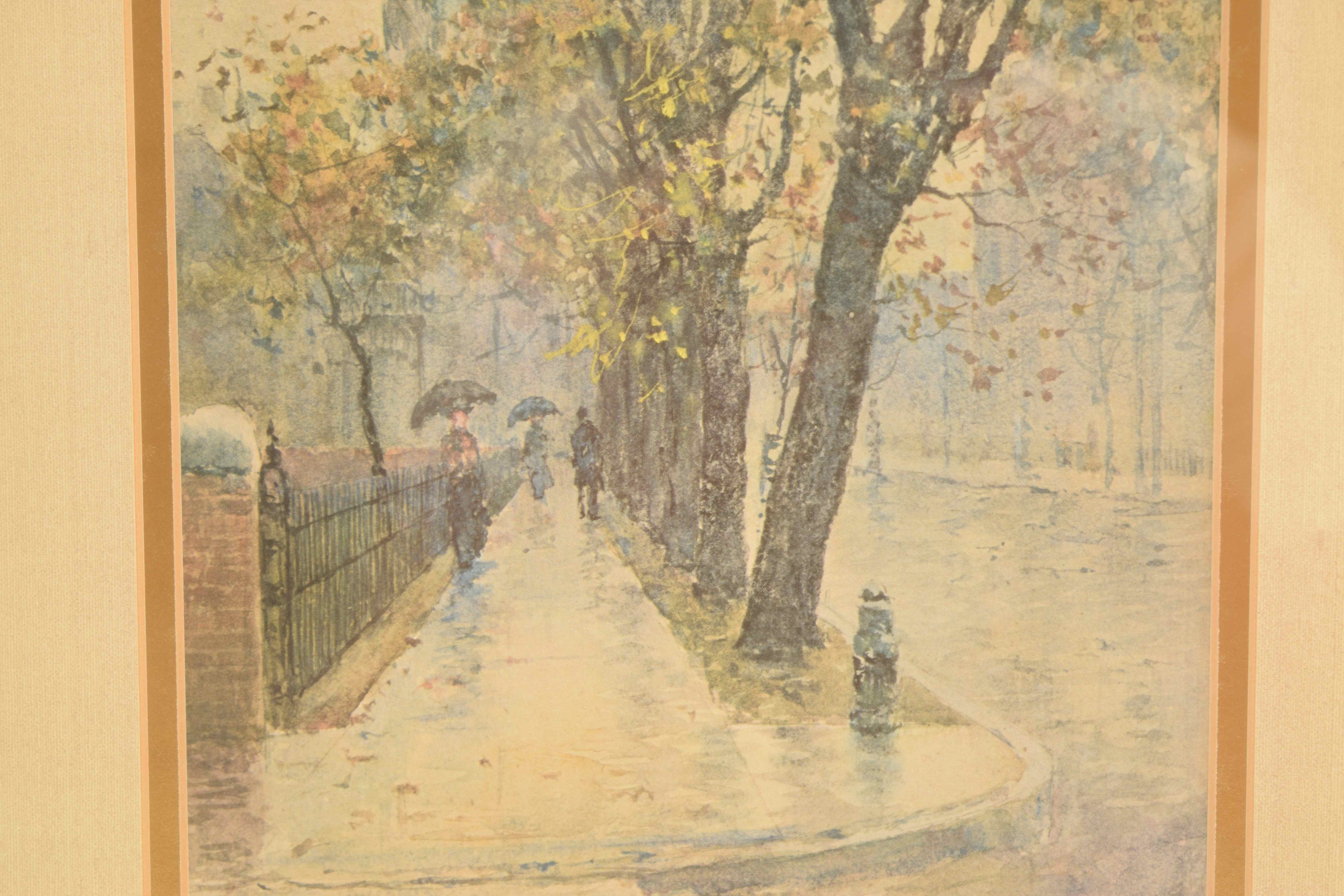 Paul Sawyier "Vest Lindsey House" & "Wapping Street View" Prints