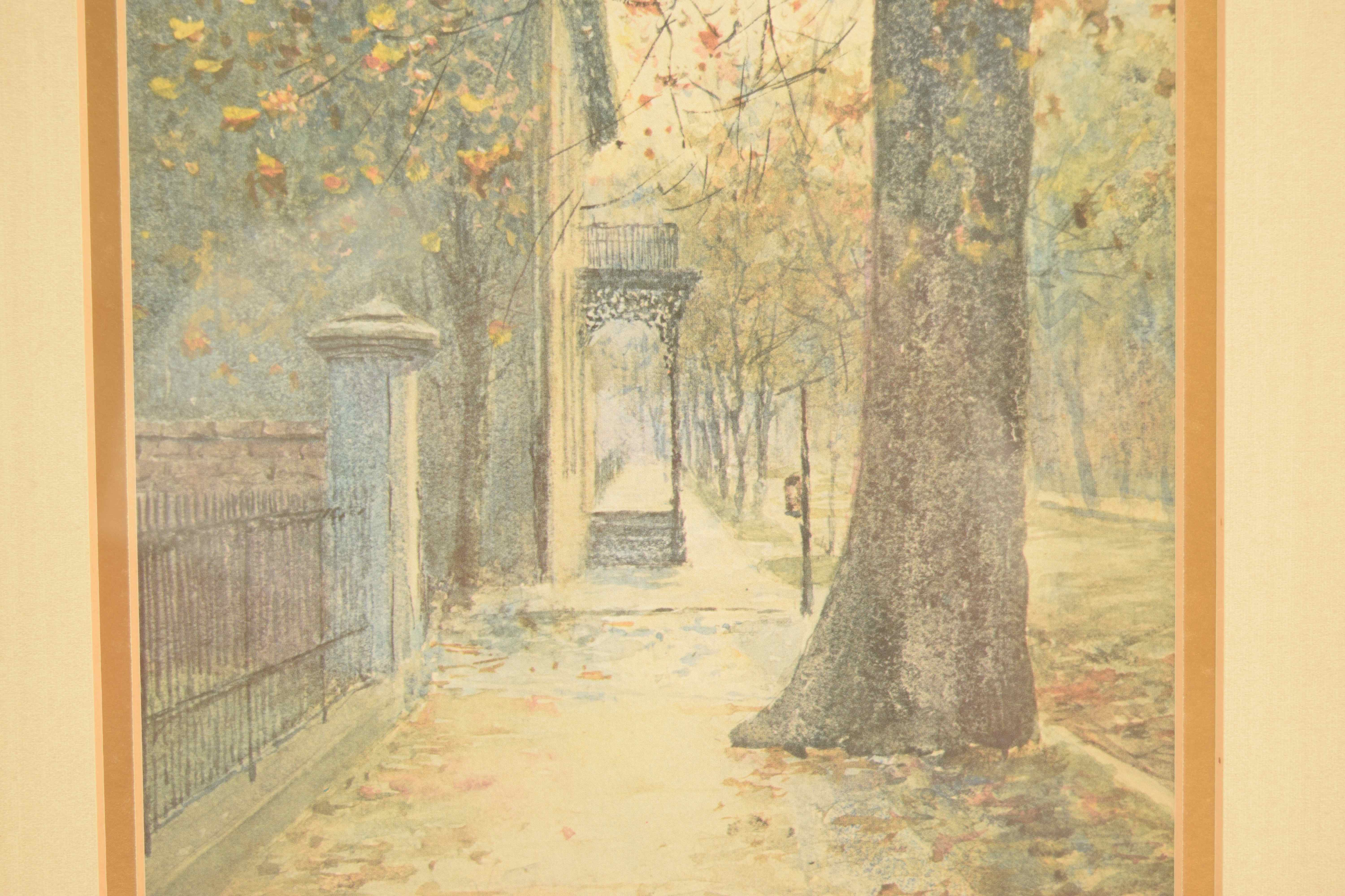 Paul Sawyier "Vest Lindsey House" & "Wapping Street View" Prints