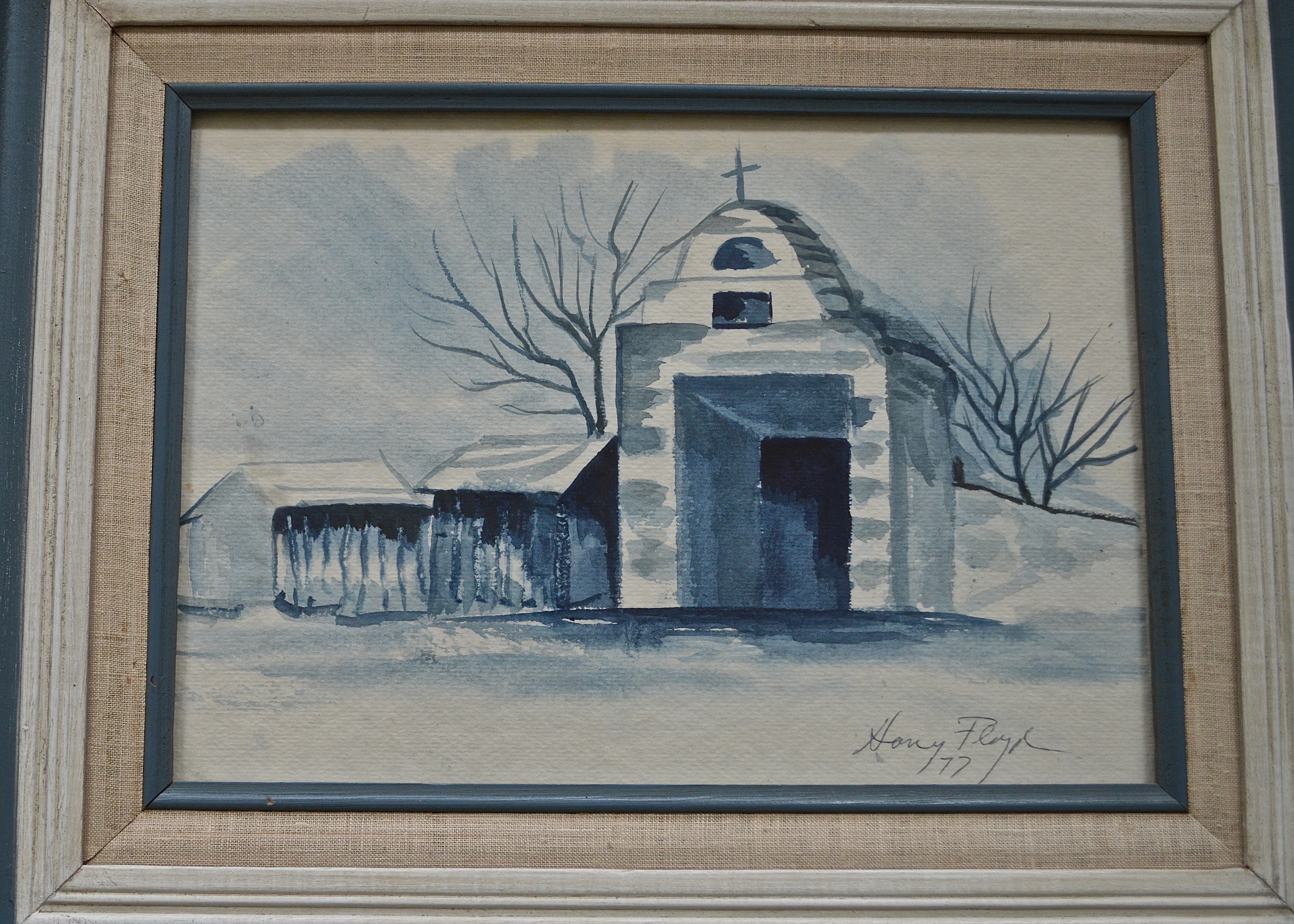 Two N. Taylor Stonington Prints and a Vintage Watercolor