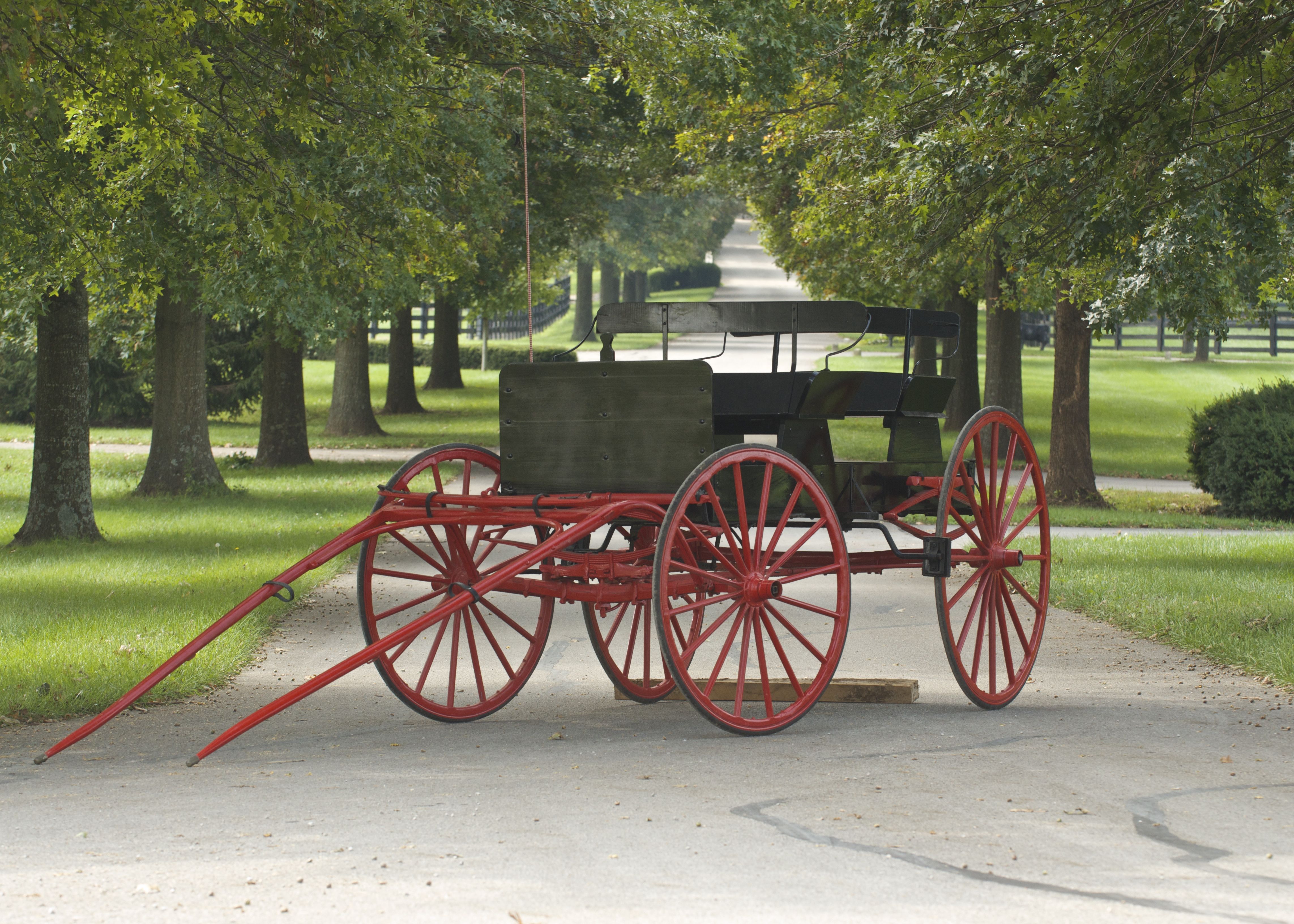 Antique Buckboard Horse Drawn Wagon