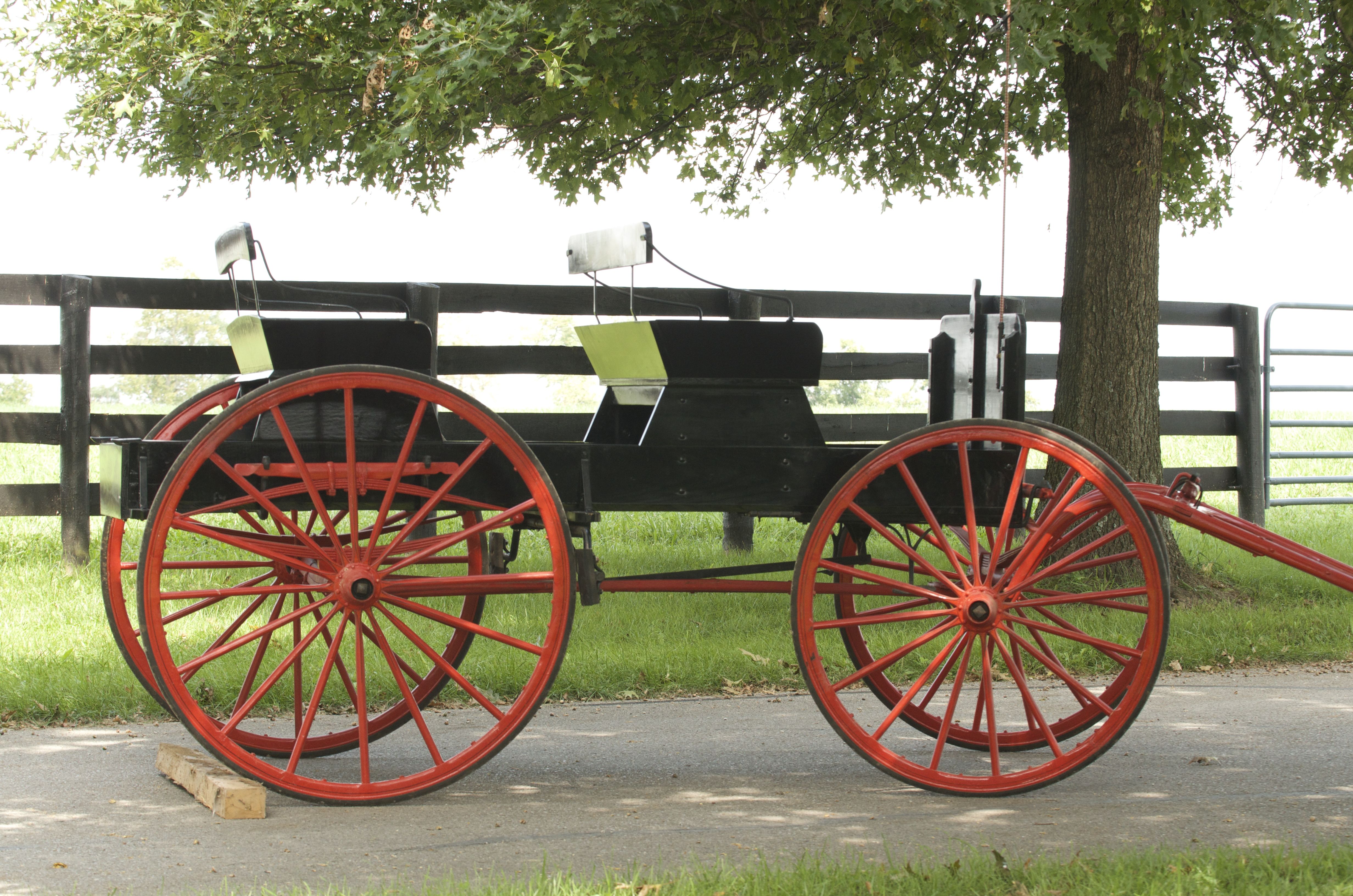Antique Buckboard Horse Drawn Wagon