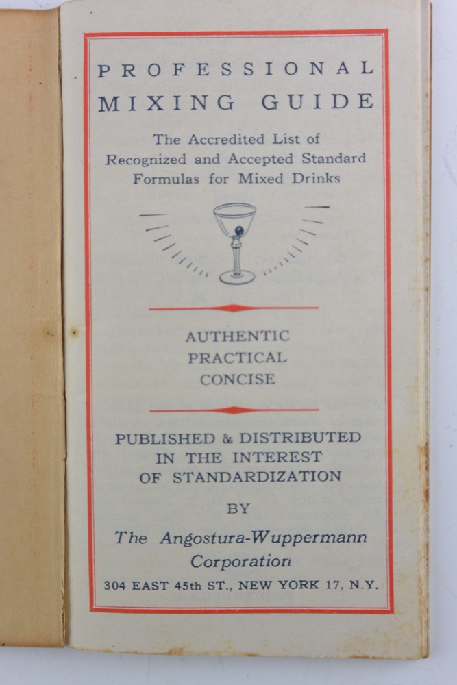 Wonderful Vintage 1940's Cocktail Recipe Books