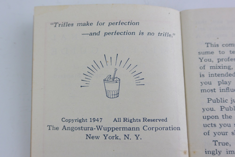 Wonderful Vintage 1940's Cocktail Recipe Books