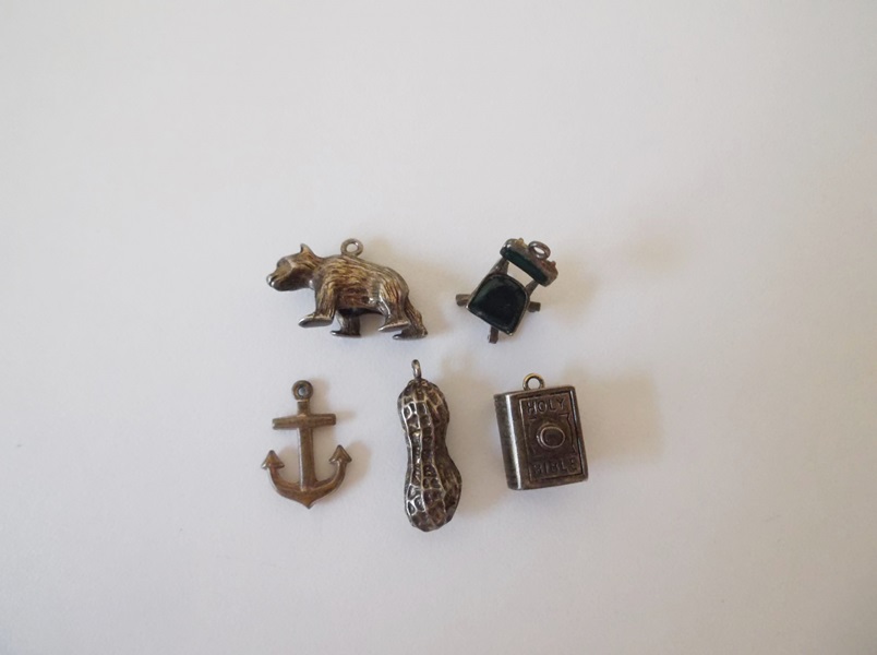 Collection of Five Vintage Charms 