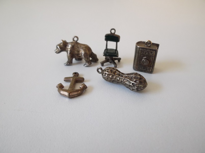 Collection of Five Vintage Charms 