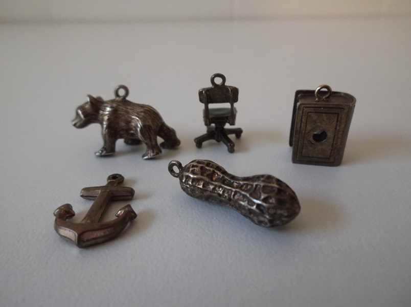 Collection of Five Vintage Charms 