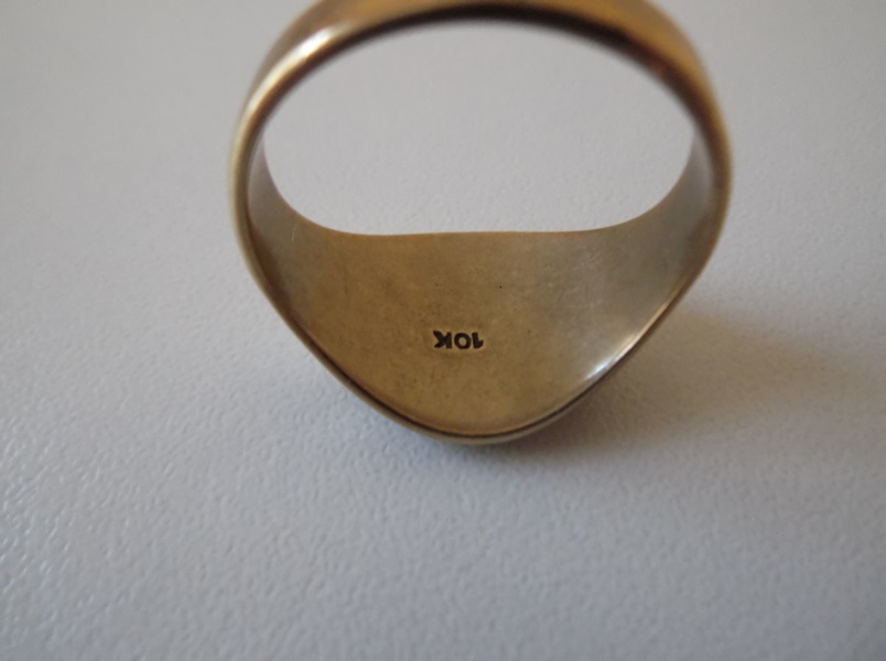 10K Yellow Gold Masonic Ring