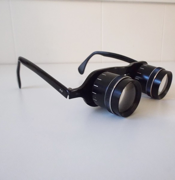 Vintage Bausch & Lomb Selsi 2.5X Binocular Sport Glasses