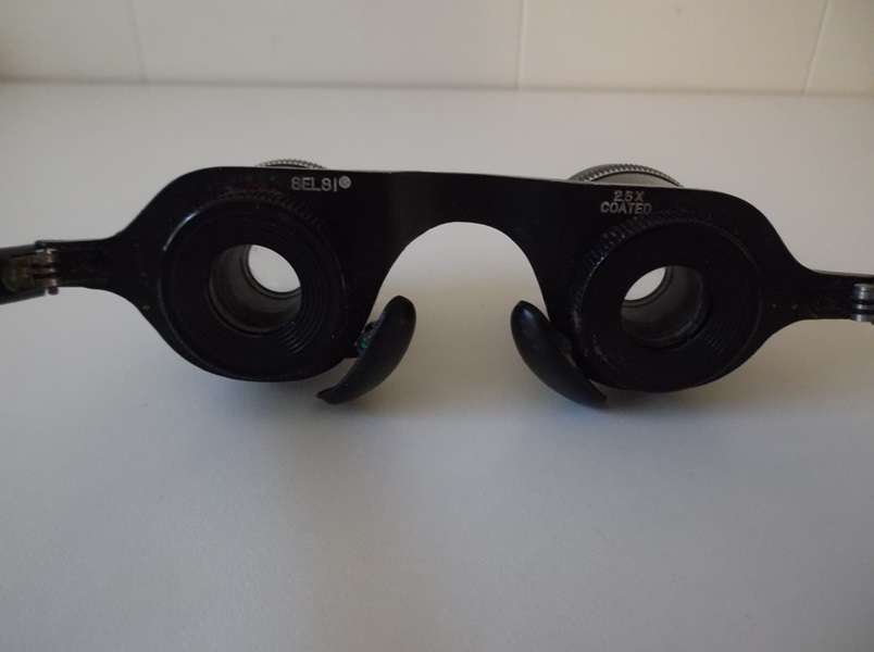 Vintage Bausch & Lomb Selsi 2.5X Binocular Sport Glasses