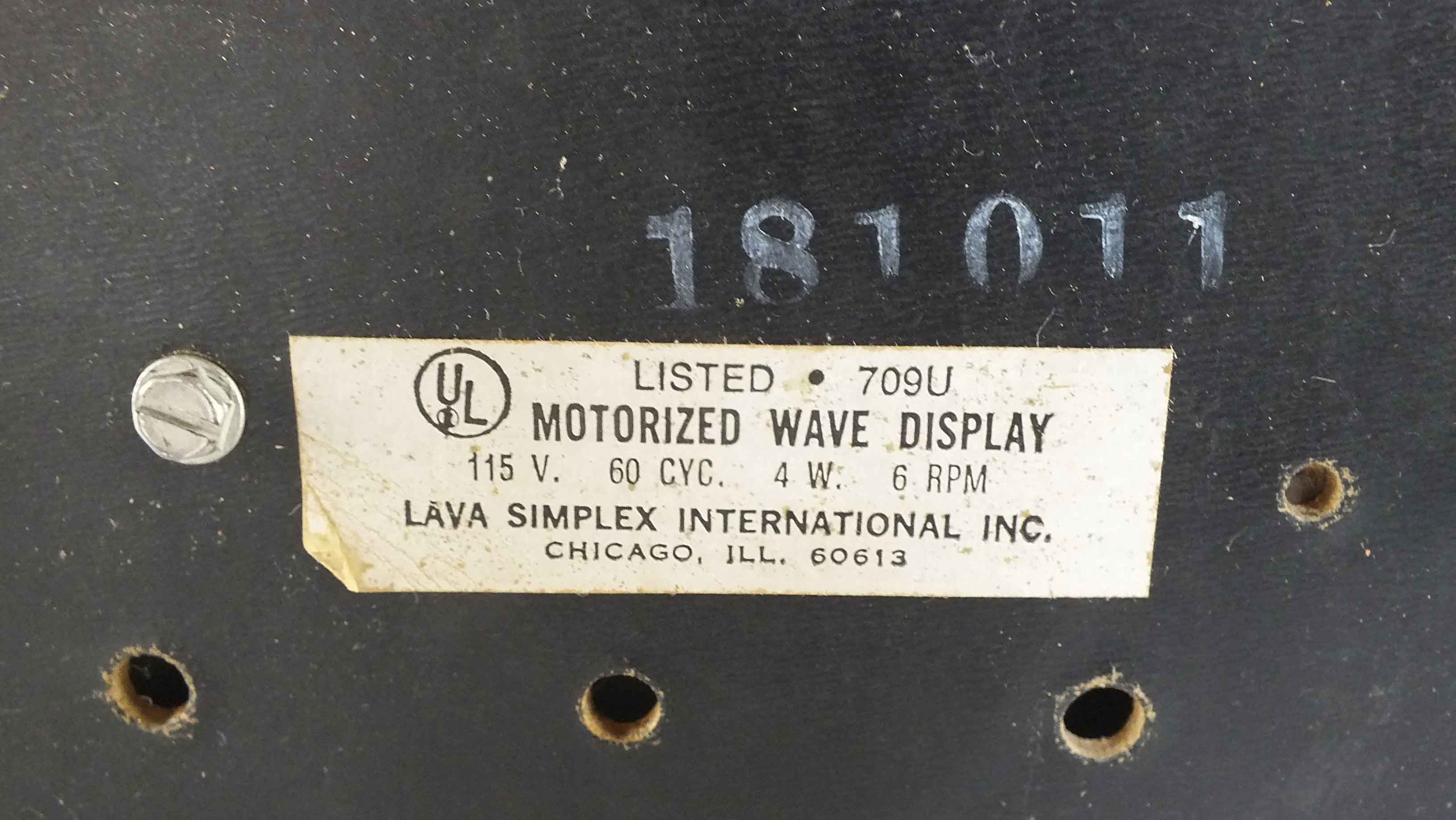 Motorized Vintage Wave Display 