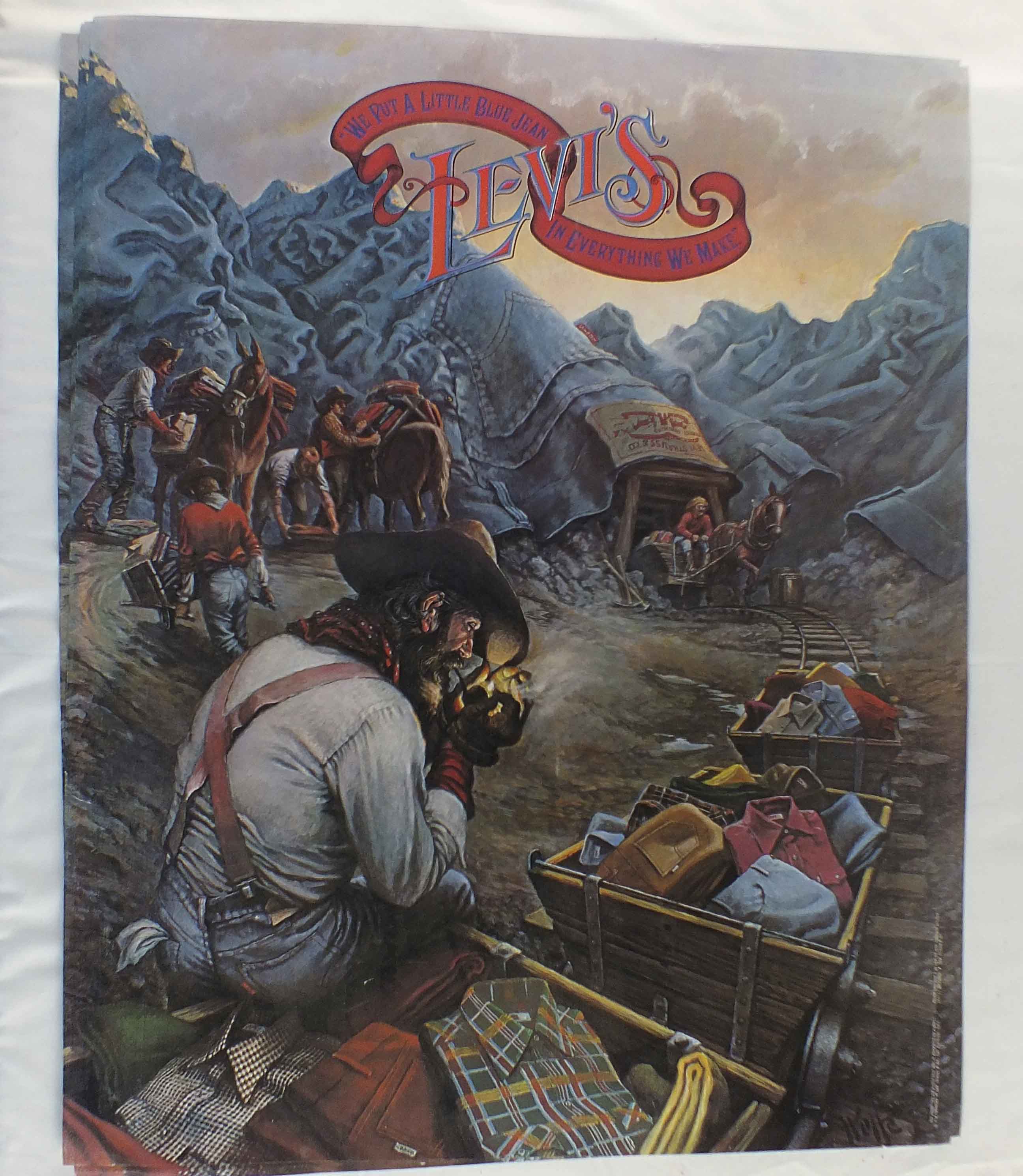  Vintage Levis Advertising Posters