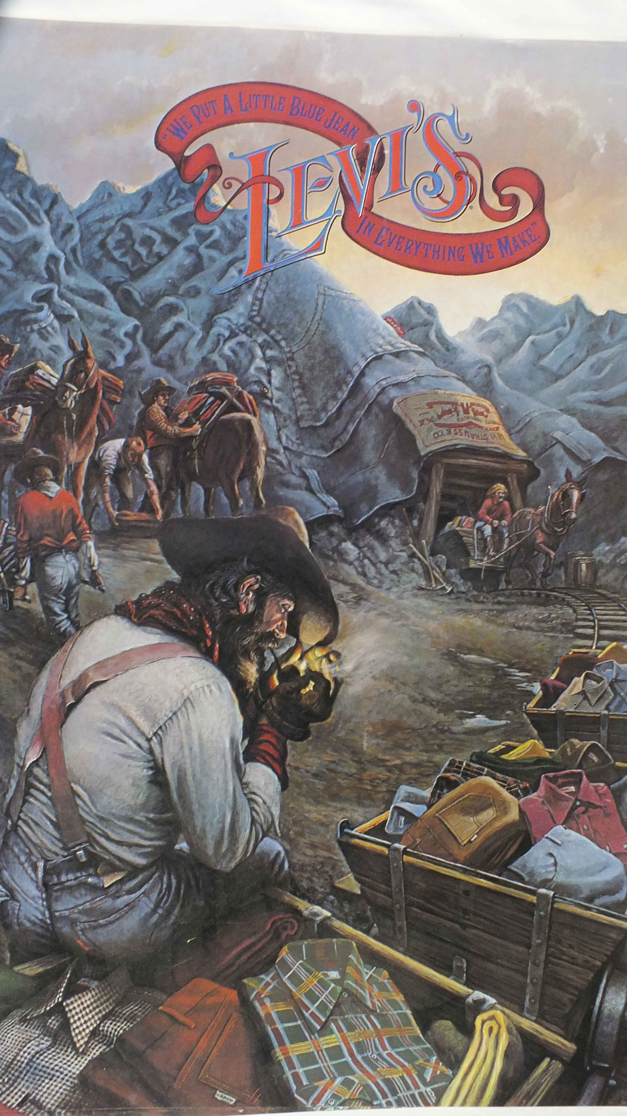  Vintage Levis Advertising Posters