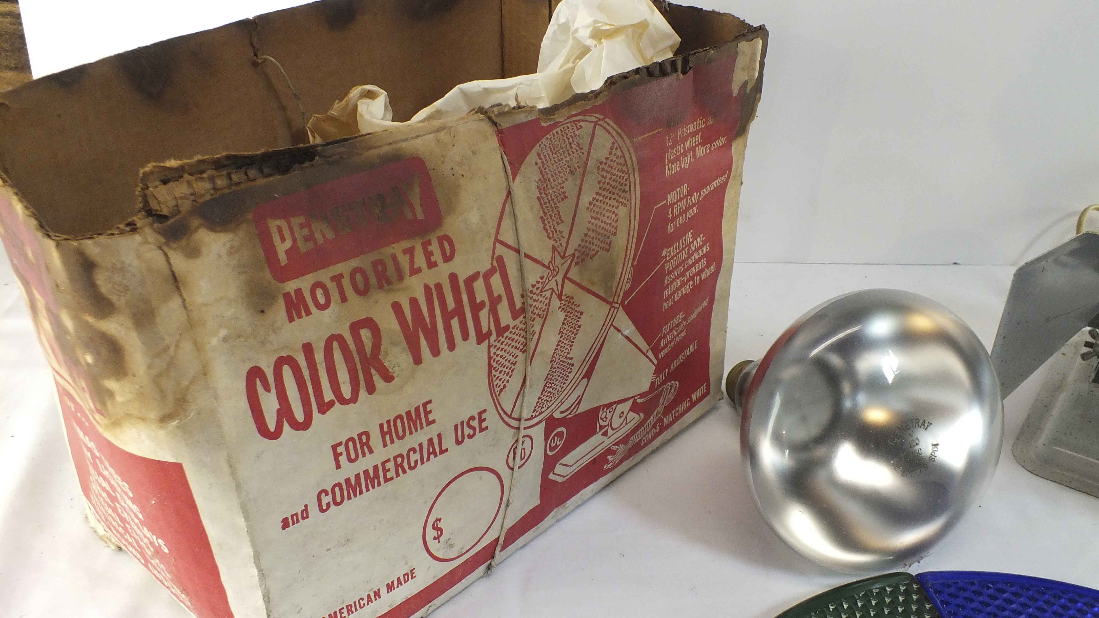 Vintage Penetray Motorized  Color Wheel